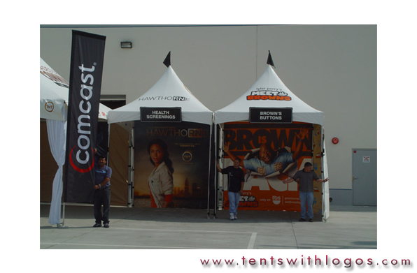 Custom High Peak Tents | Comcast & Cox